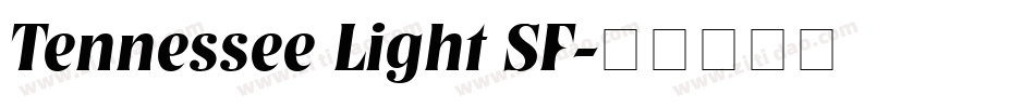Tennessee Light SF字体转换